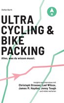Boek 'ULTRA CYCLING & BIKE PACKING' door Stefan Barth met lijnen en een pijl.