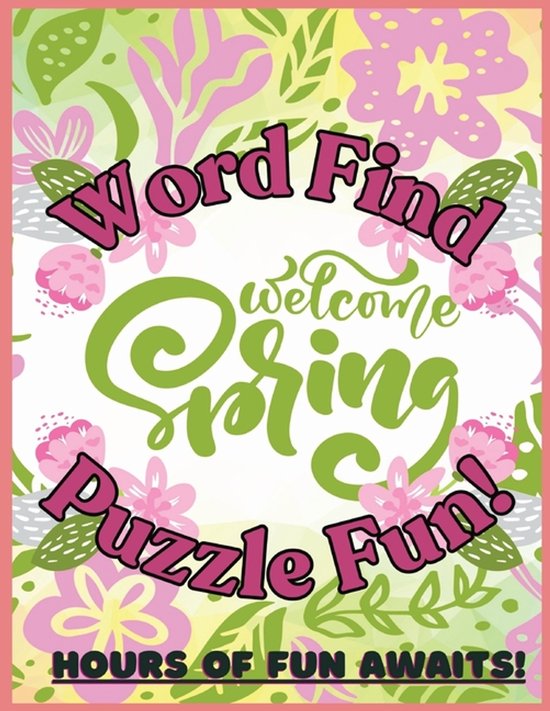 Welcom Spring Puzzle Welcome Spring Word Find Puzzle Fun, Kidz N Pawz | 9798320430706 ...