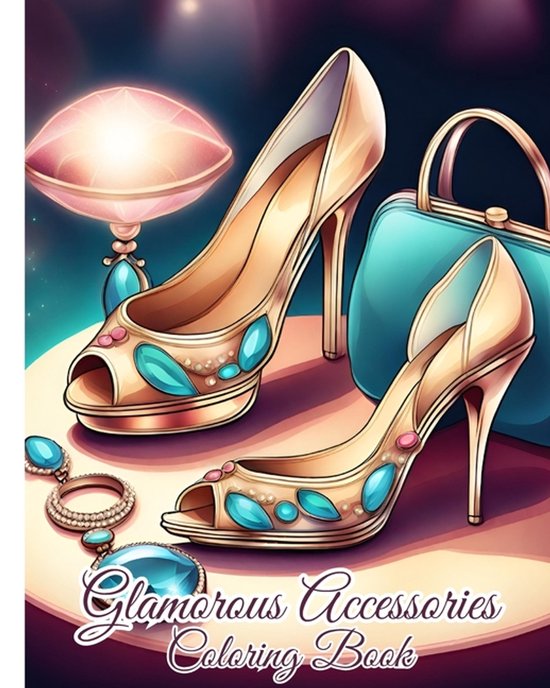 Glamorous Accessories Coloring Book - cover