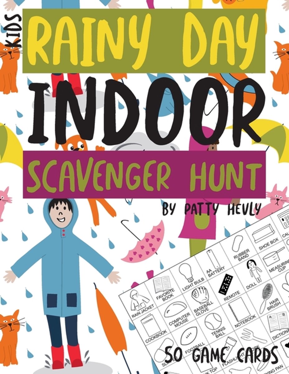 Kids Rainy Day Indoor Scavenger Hunt van Patty Hevly