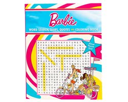 Coloring Book & Word Search- Barbie Word Search, Quips, Quotes, and Coloring Book