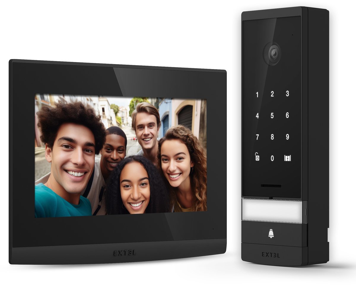 Avidsen Extel Open 3K Wifi Intercom met Camera en Keypad - Avidsen - €294,34