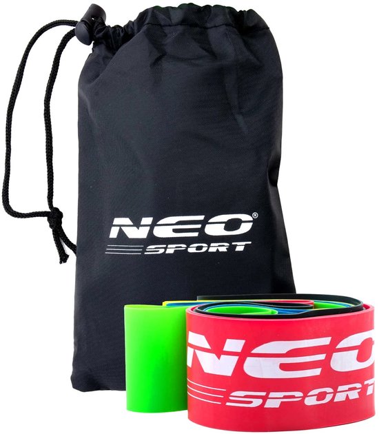 Set de 5 bandes de résistance pour exercices NS-959 Neo- Sport