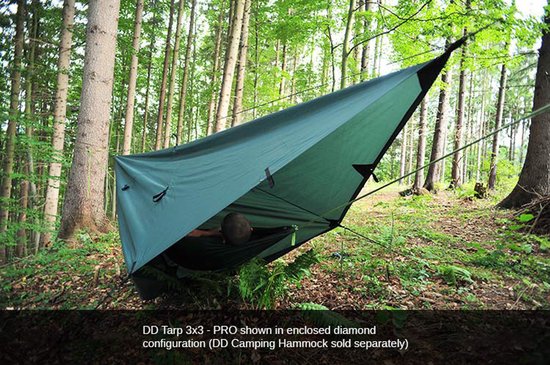 DD Hammocks Tarp 3x3 - PRO - Olive Green | bol