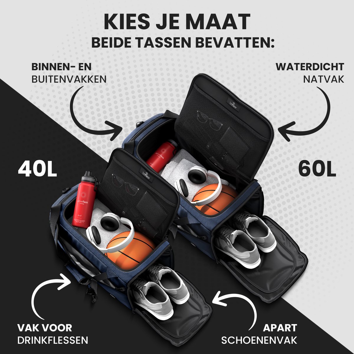 bemaxx Sporttas 40L Gymbag thumbnail 5