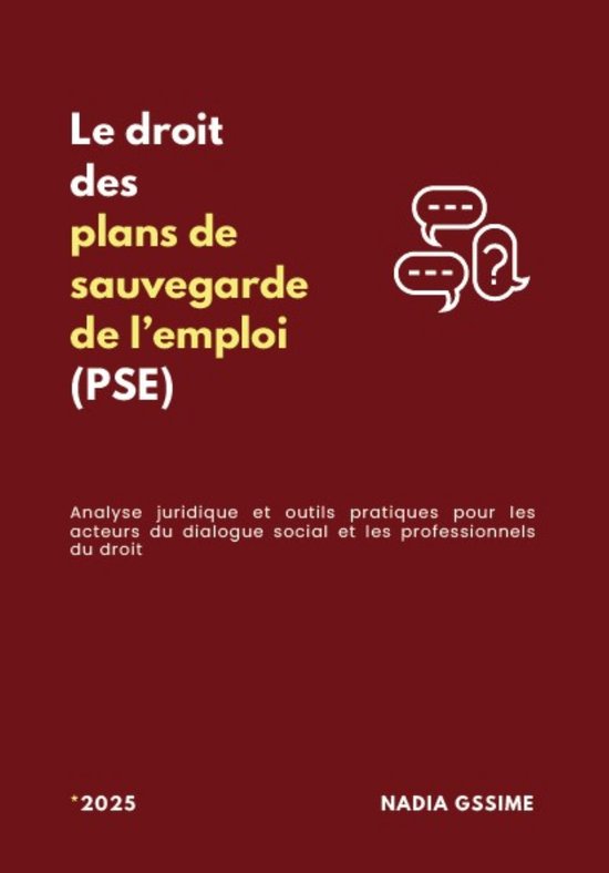 Le droit des plans de sauvegarde de l'emploi (PSE) - cover