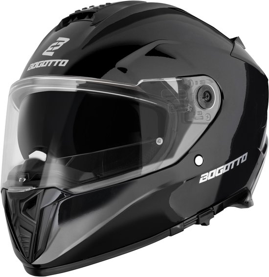 Casque intégral Bogotto FF122 SVK Solid Zwart - Taille M - Casque