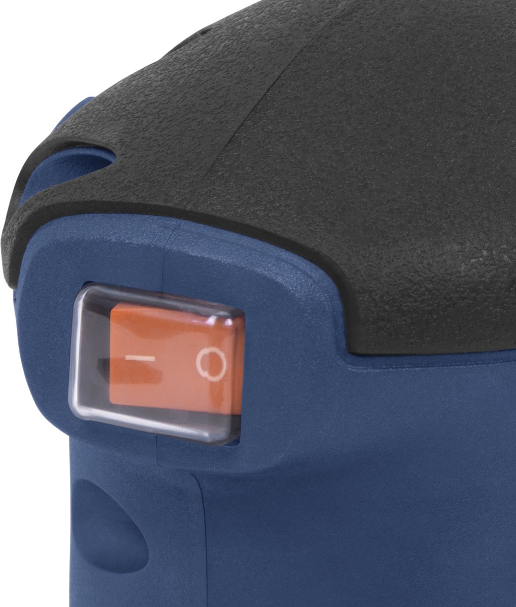 FERM- PSM1039 - Vlakschuurmachine - Deltaschuurmachine - 140W - Schuurzool: - 140x100mm - 12.500/min - Klittenband - 2m kabel - Softgrip - Stofzak - 3 schuurvellen - Palm schuurmachine -Detail palm sander – foto 5