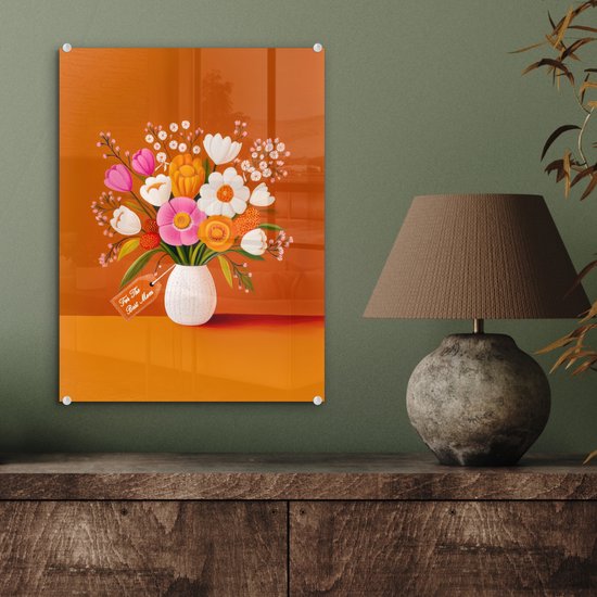 Vase - Fleurs - Oranje