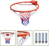 Basketbalring 45 cm staal zwart kopen