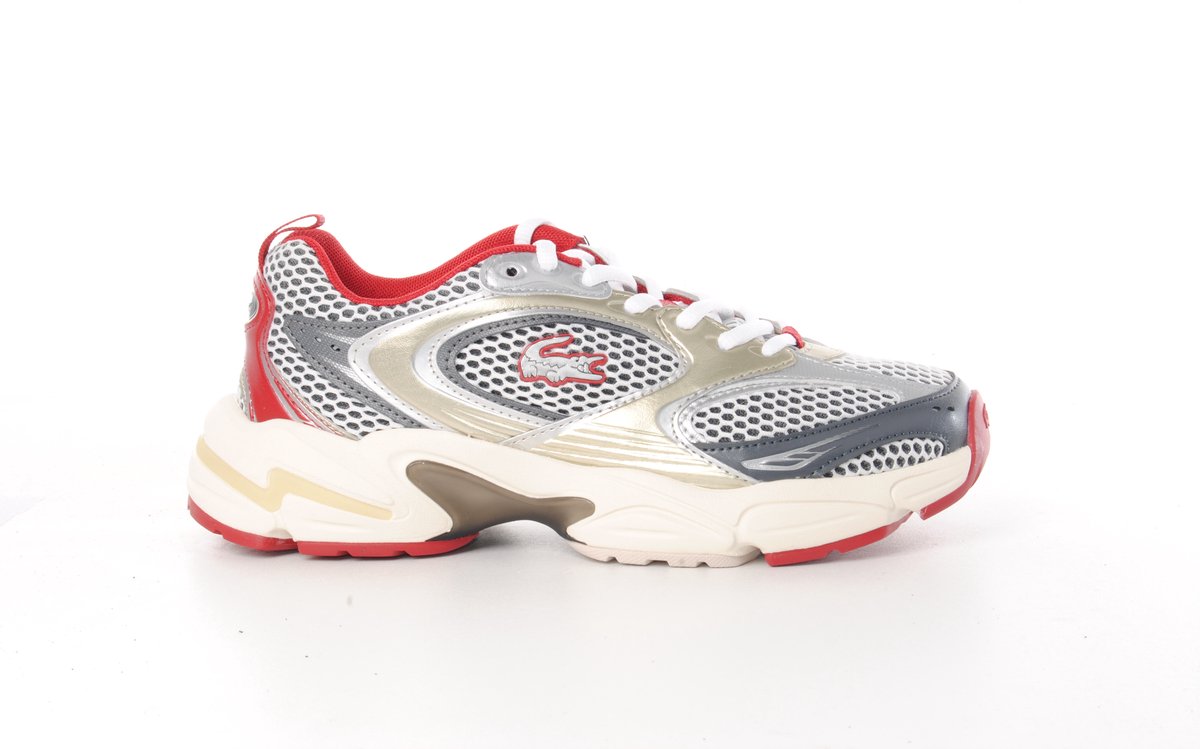 Lacoste dames torm sneaker mesh Beige
