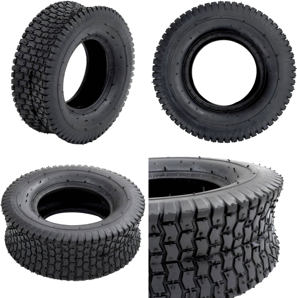 vidaXL Kruiwagenband 13x5.00-6 4PR rubber