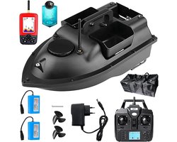 Voederboot met GPS en Visvinder voor Karpers - RC-Boot met Draadloze Afstandsbediening en Aasbeschermers Voederboot met GPS en Visvinder voor Karpers - RC-Boot met Draadloze Afstandsbediening en Aasbeschermers