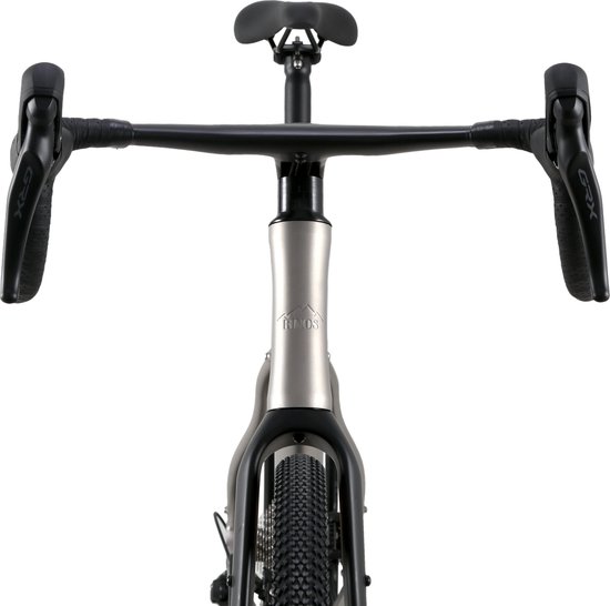 RINOS Titanium Gravel Bike Atlas1.0 Shimano GRX400, 20 versnellingen, hydraulische schijfremmen, lichtgewicht, allround fiets voor elk terrein, 54 van Rinos — afbeelding 3