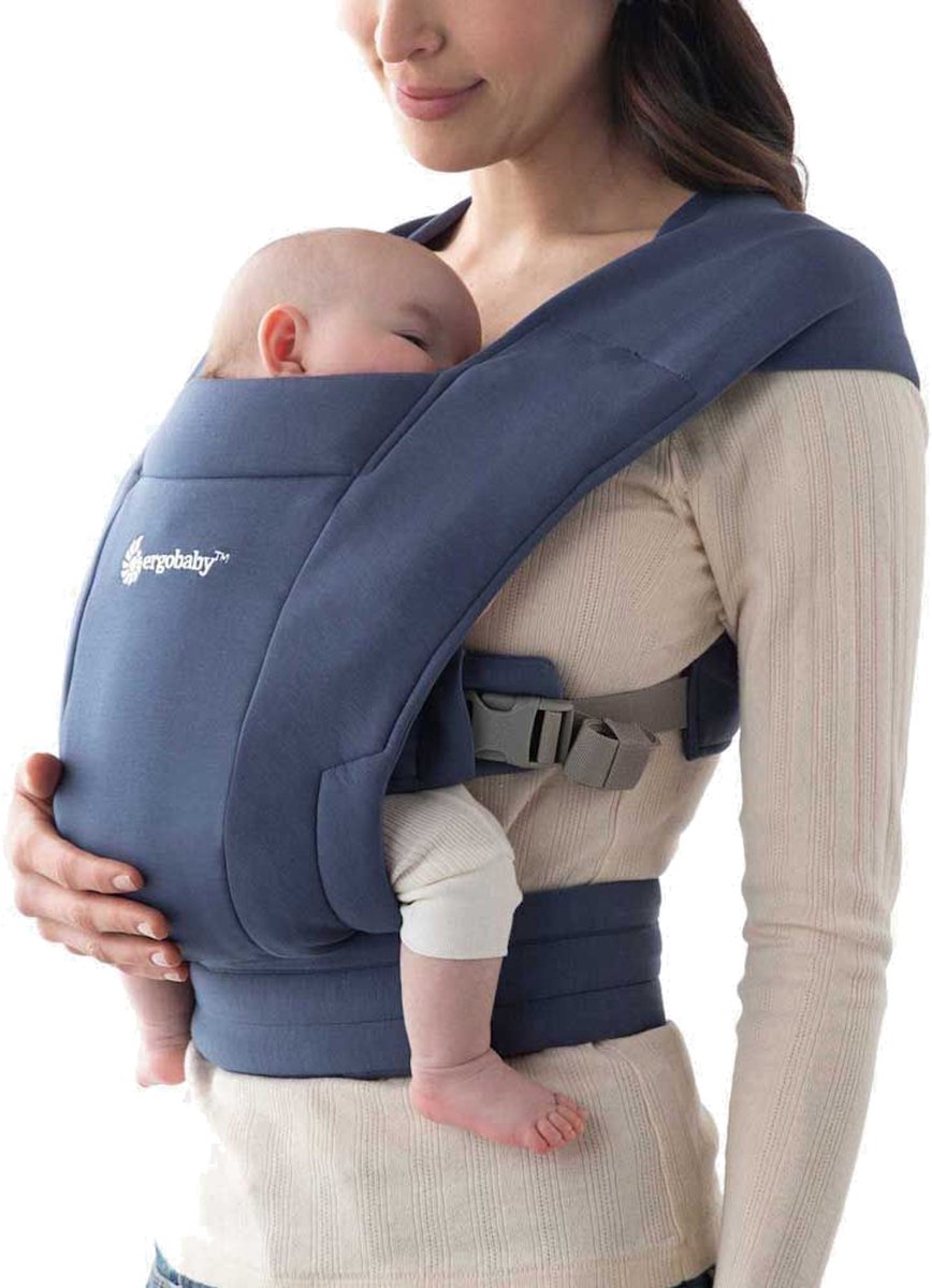 Ergobaby - Embrace - Draagzak Baby - Soft Blue - ergonomisch vanaf geboorte – foto 6