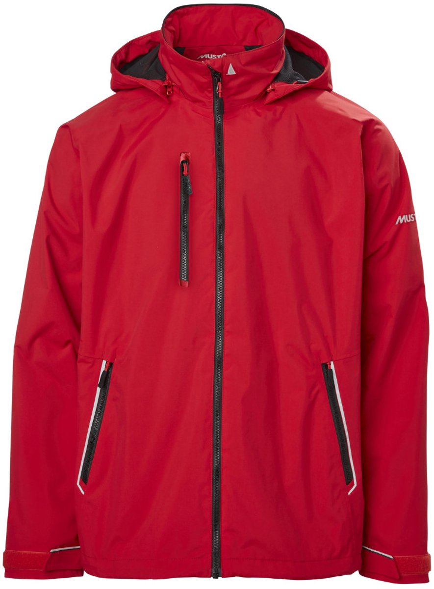 Rode heren regenjas Sardinia 2.0 van Musto Rood