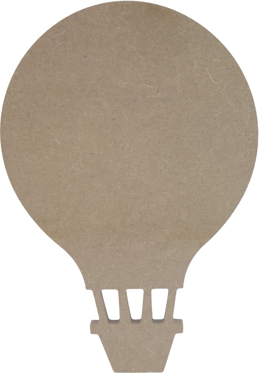 Gomille MDF figuur luchtballon - creatief speelgoed decoratie 26 cm.