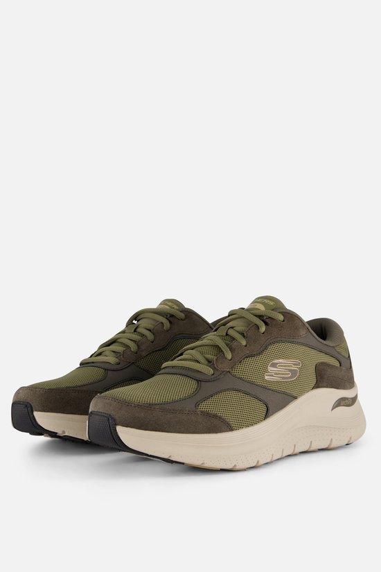 Skechers Arch Fit 2.0 - Baskets pour femmes pour hommes The Keep - Vert olive - Taille 42