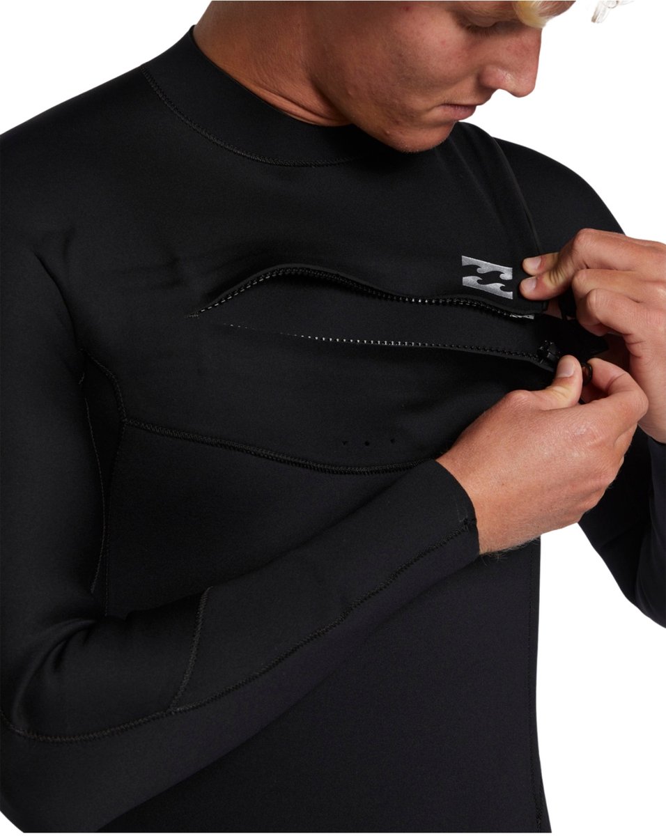 Billabong Heren Foil 5/4mm Borst Ritssluiting Wetsuit