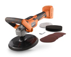Dual Power accu haakse poliermachine POWDP4070 - 20V - 180mm - zonder accu en lader, power tool, auto-accessoire