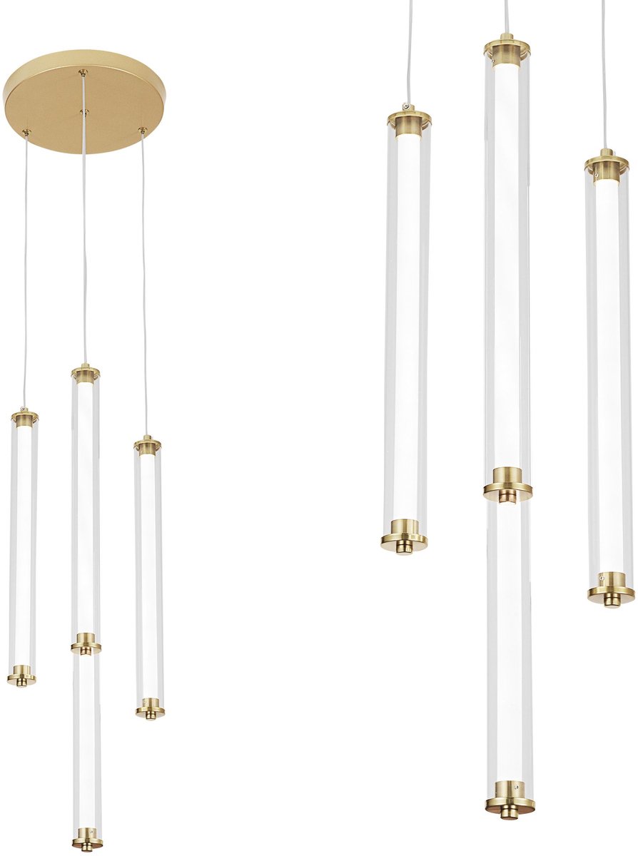 Toolight Led G024-4Cpr Hanglamp Goud