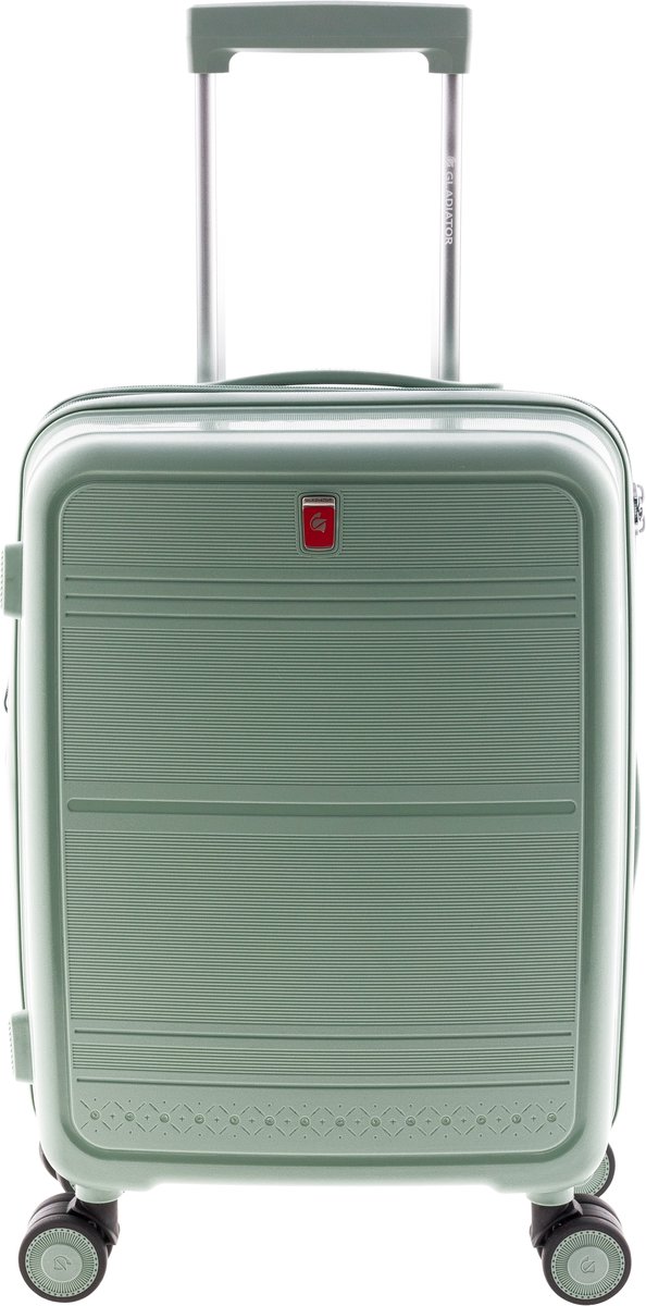 Gladiator Saona Handbagage Koffer - 55 cm - 36/40 liter - TSA slot - Lichtgroen