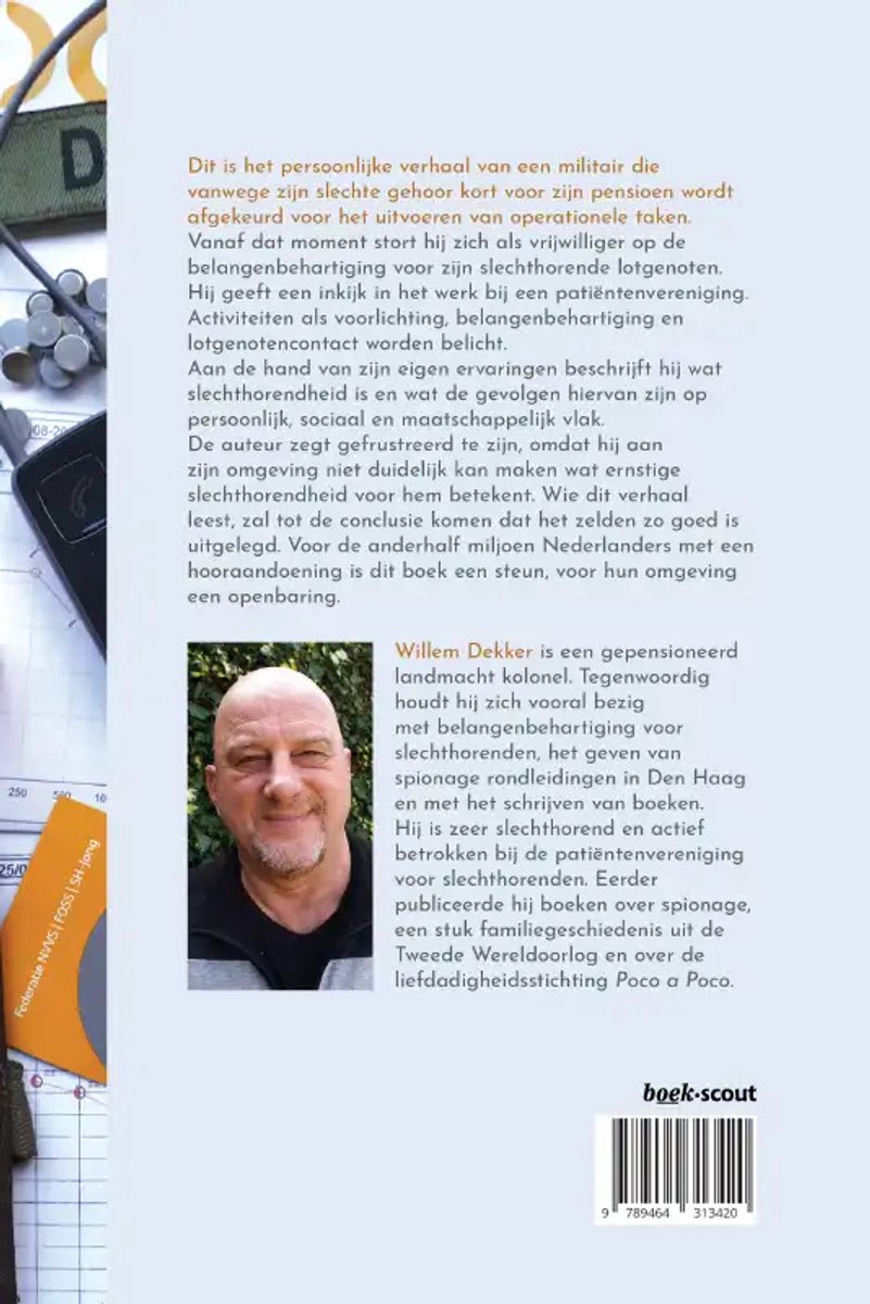 Leven met slechthorendheid - back cover