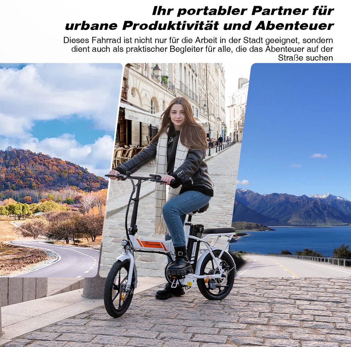 EVERCROSS EK5 Opvouwbare E-Bike 16" 250W 35km thumbnail 3