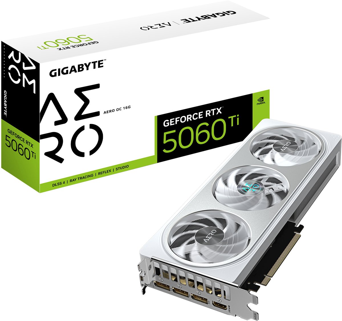 GIGABYTE GeForce RTX 5060 Ti AERO OC 16G NVIDIA 16 GB GDDR7