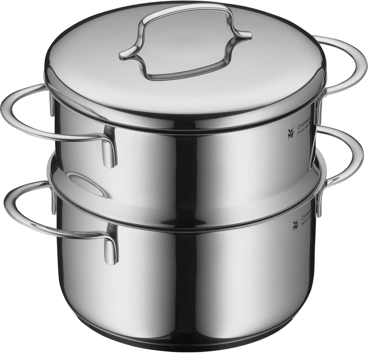 Mini Groentestomer 16cm met Stalen Deksel - Ruimtebesparend Stapelbaar Design, Vaatwasserbestendig