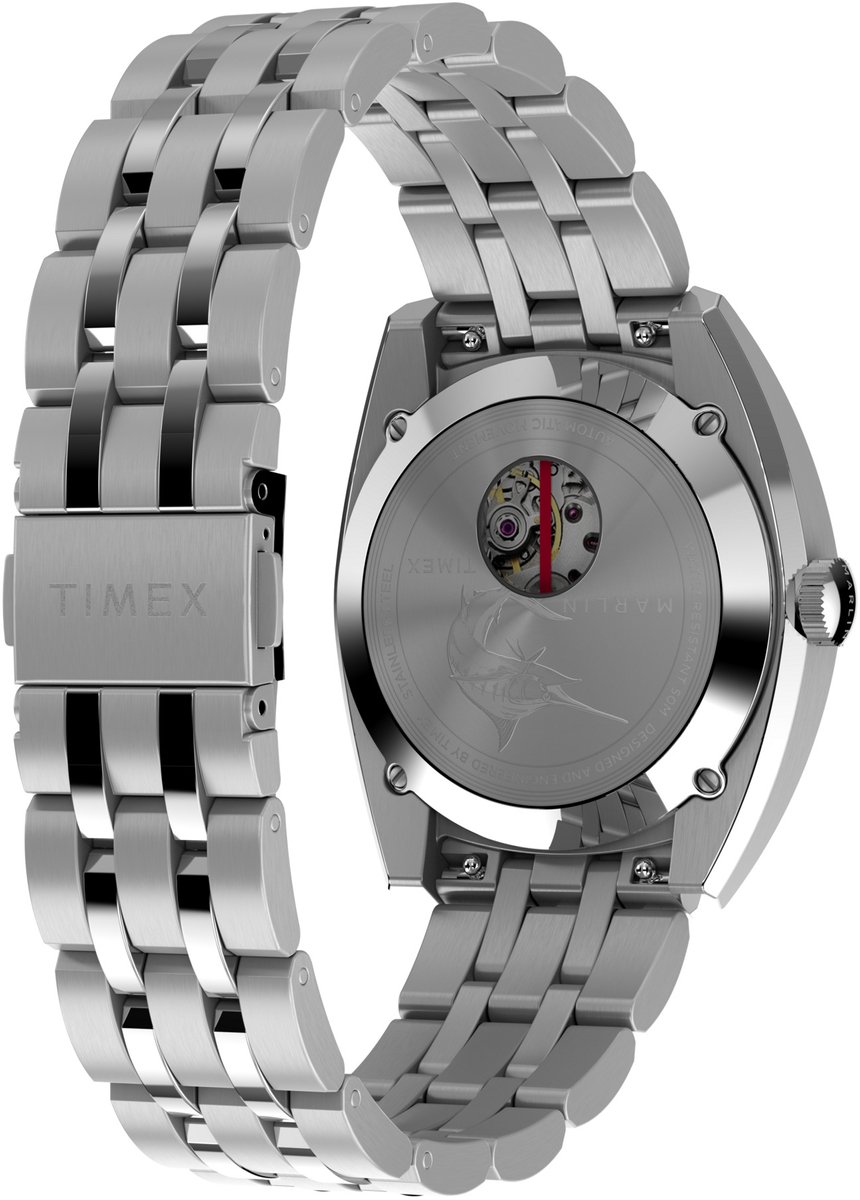 Timex Marlinâ® Automatic Mechanical Automatic Wind Zilveren Toon Case: 100% Stainless Steel | Armband: 100% Stainless Steel 39 TW2W58800AJ