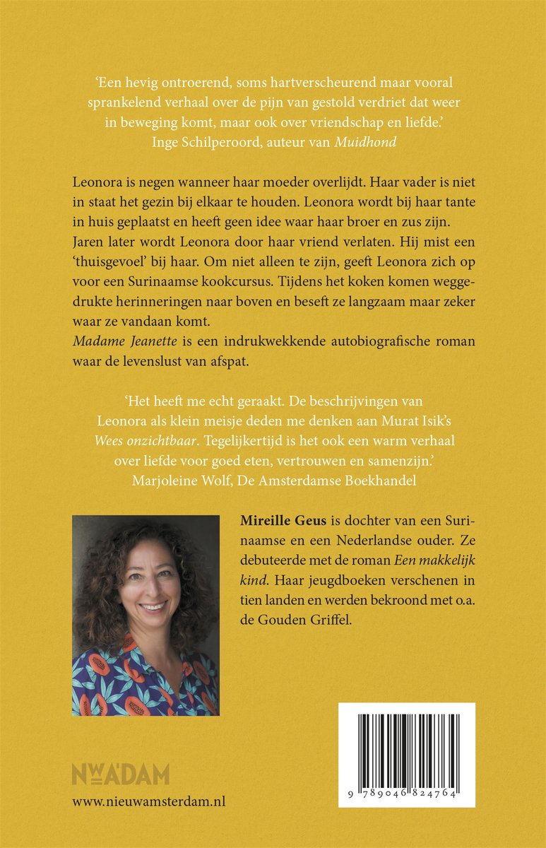 Madame Jeanette - back cover