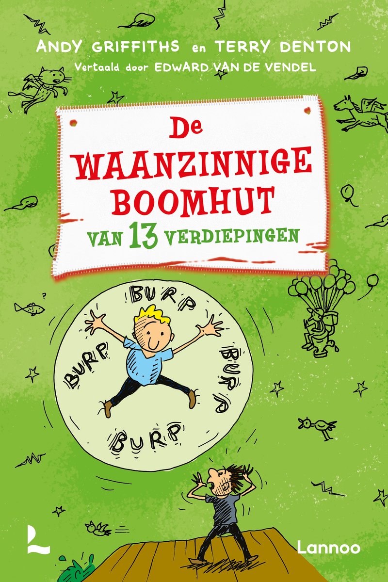 Omslag van De waanzinnige boomhut - De waanzinnige boomhut van 13 verdiepingen