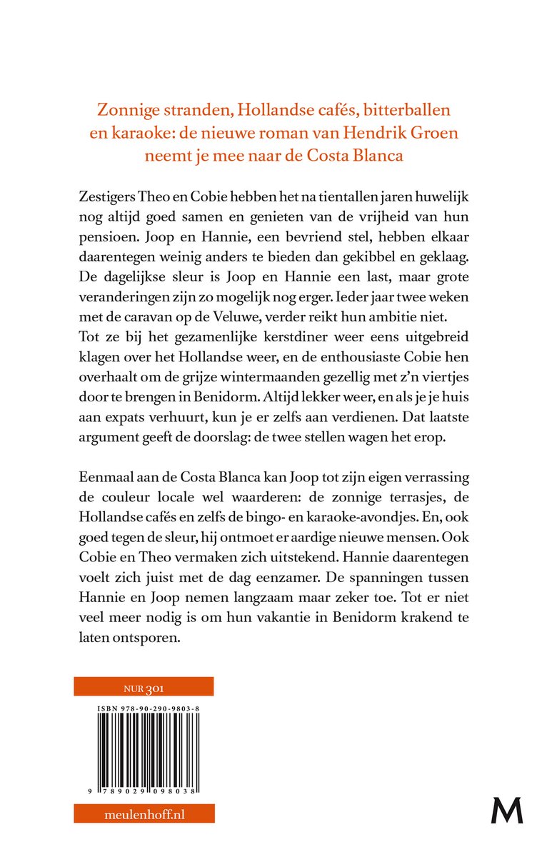 Groeten uit Benidorm - back cover