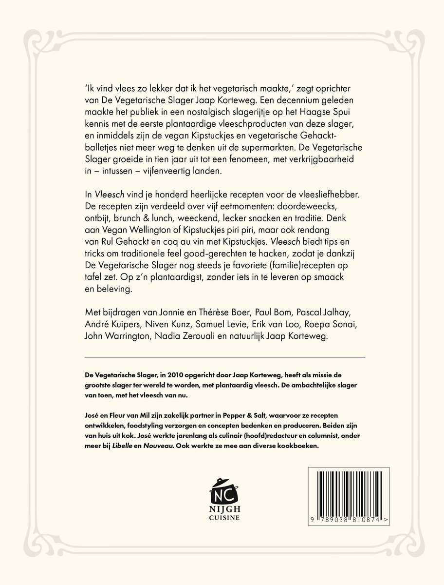 Vleesch - back cover