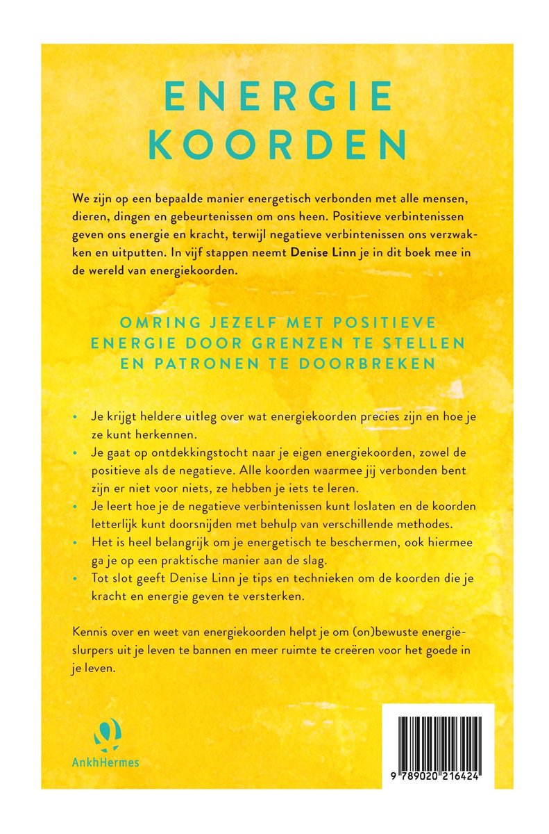 Energiekoorden - back cover