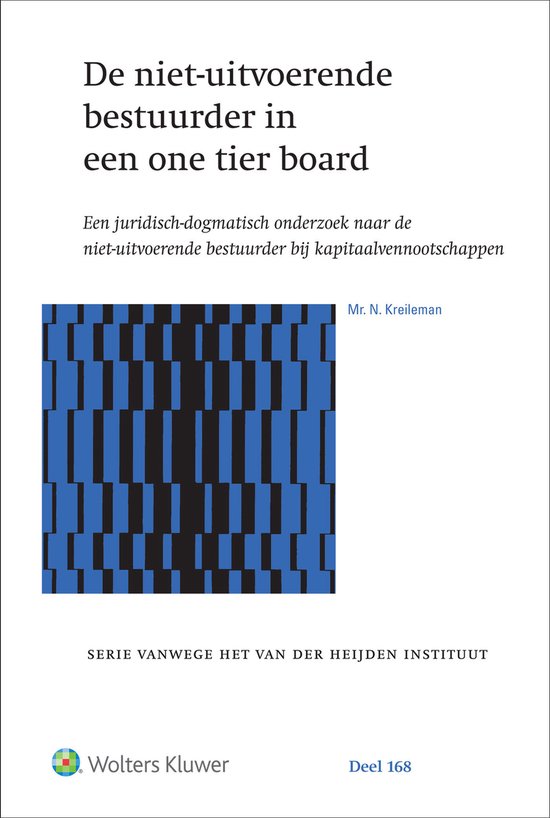 De niet-uitvoerende bestuurder in een one tier board - cover