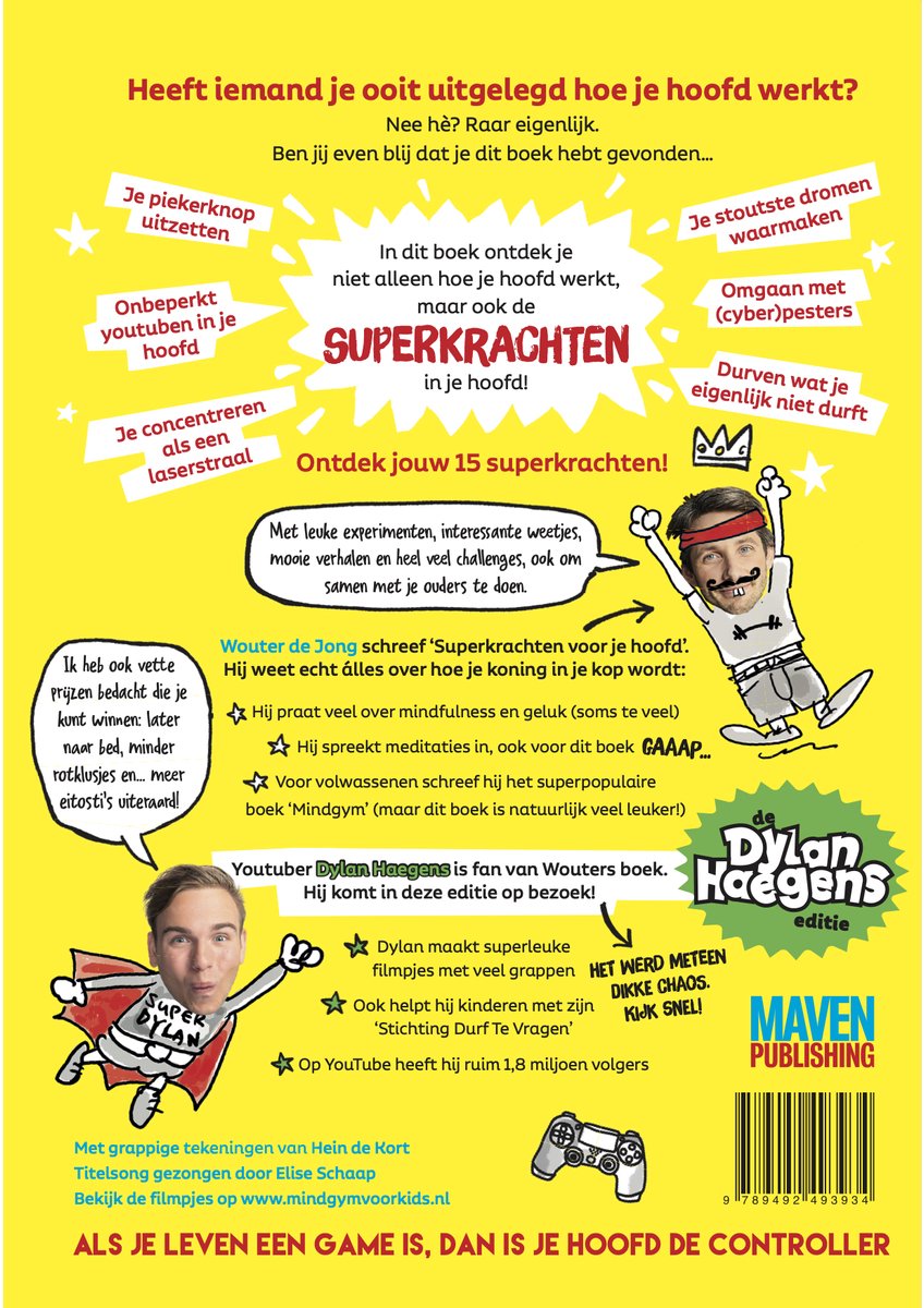 Superkrachten voor je hoofd - back cover