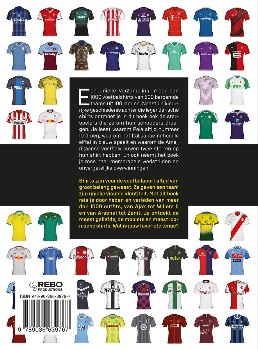 1000 Voetbalshirts — cadeau in Boeken - foto 2