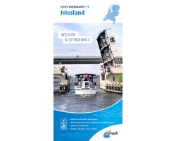 ANWB waterkaart 1 - Friesland