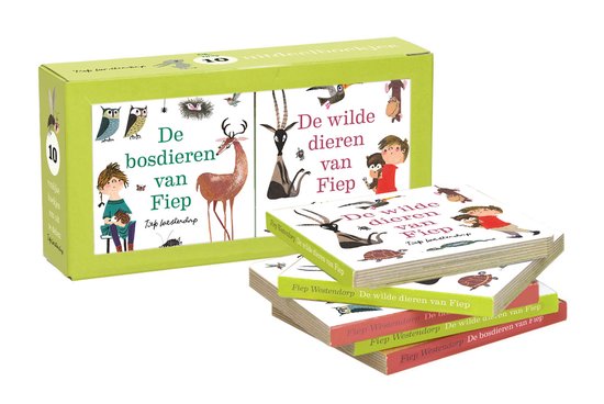 De bosdieren van Fiep & De wilde dieren van Fiep uitdeelboek ... - cover