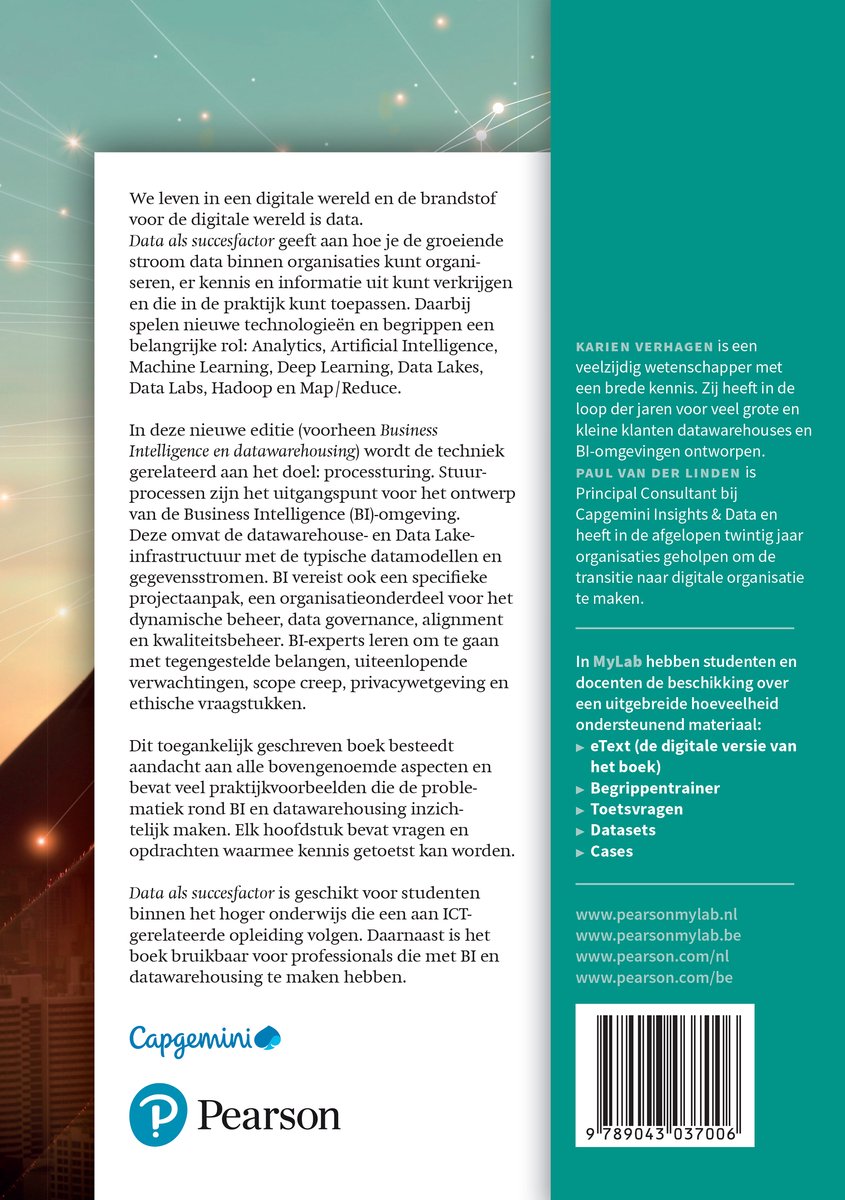 Data als succesfactor met MyLab NL toegangscode - back cover
