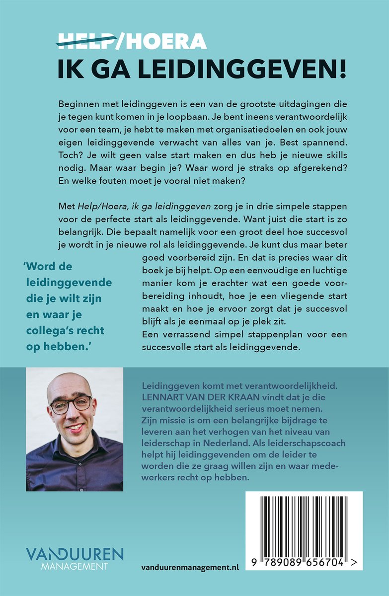 Help/hoera, ik ga leidinggeven! - back cover