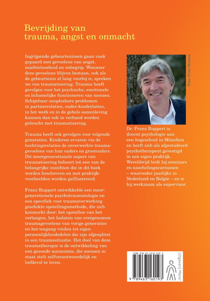 Bevrijding van trauma, angst en onmacht - back cover