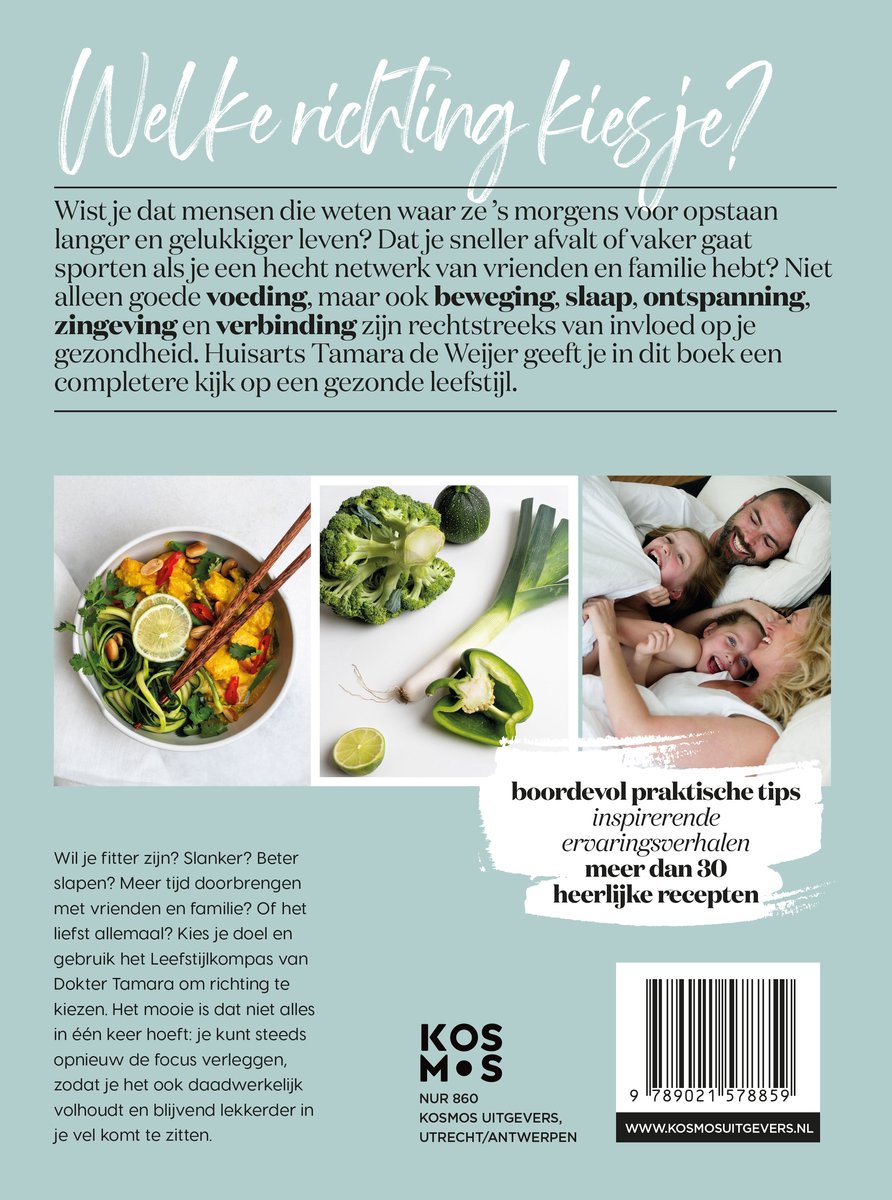 Het leefstijlboek van huisarts Tamara de Weijer - back cover