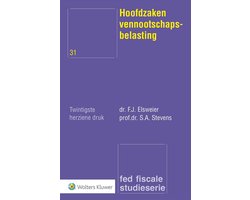 Hoofdzaken vennootschapsbelasting