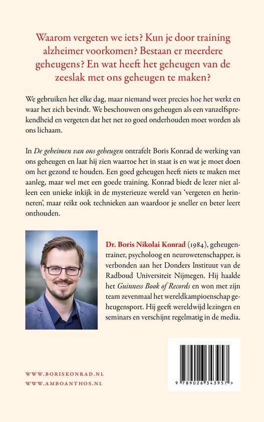 De geheimen van ons geheugen
