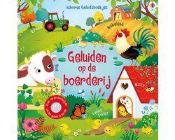foto van Usborne Geluidsboekjes - Usborne Geluidsboekjes. Geluiden op de boerderij