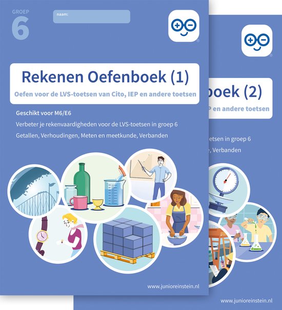 Delen 1 en 2 - Rekenen Oefenboeken Compleet deel 1 en 2 groep 6