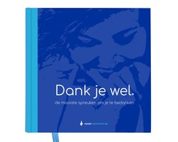 Dank je wel boekje - Bedankt cadeau - Iemand bedanken - Afscheidscadeau